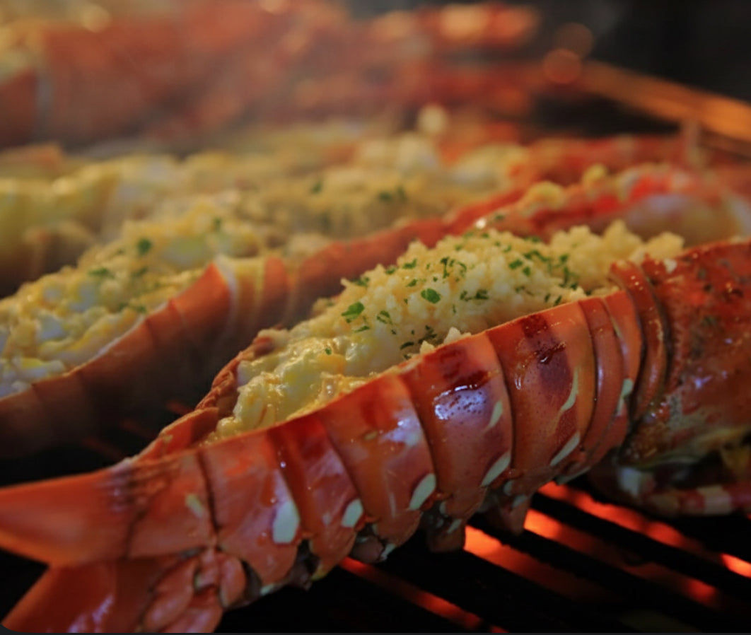 Garlic Zest Grilled Lobster