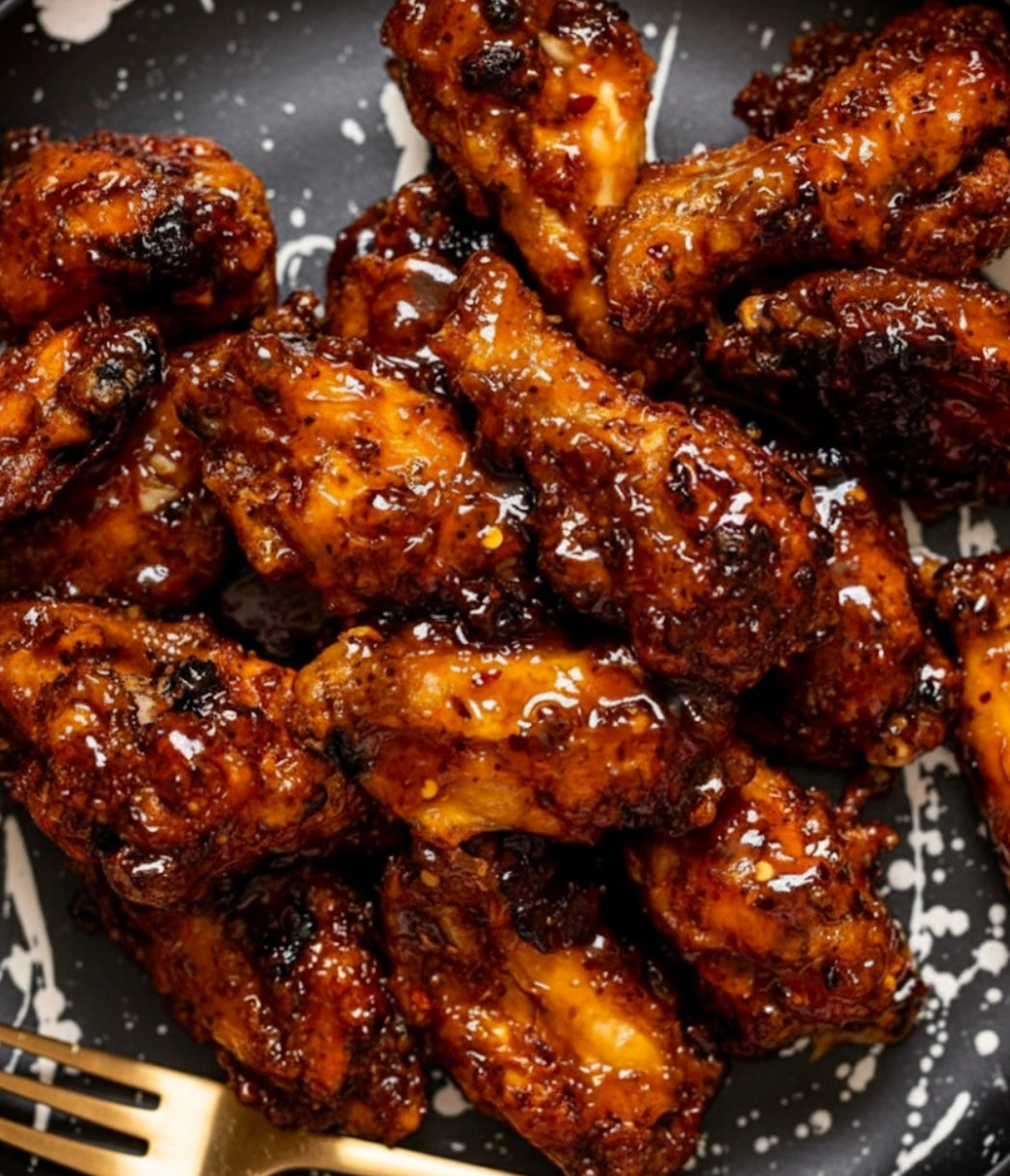 Honey Garlic Pepper Wings